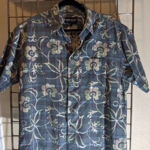 🌴🌴 Ocean Pacific Menswear Hawaiian Button-down Shirt.  100% Cotton.  Size XL